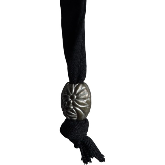 FREE PEOPLE Black Vest Sleeveless Open Front Tie-Waist Lightweight Drape Small - Picture 5 of 6